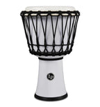 LP LP1607 7in Rope Tuned Circle Djembe with Perfect-Pitch Head in White