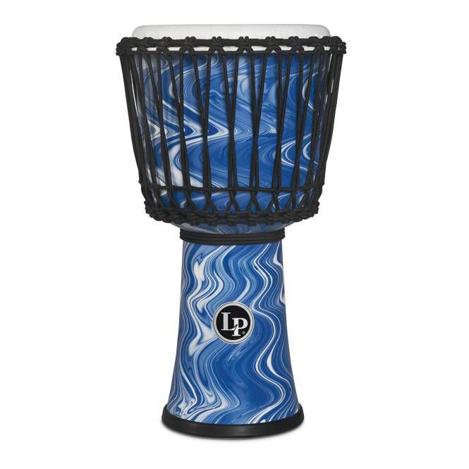 LP LP2010 10 Inch Rope Tuned Circle Djembe - Blue Marble