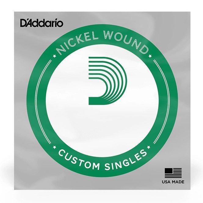 D'Addario 037 Single Nickel Wound Guitar String