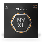 D'Addario NYXL10463P 10-46 Regular Light Nickel Wound Electric Guitar Strings - 3 Pack