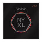 D'Addario NYXL1052 electric guitar strings with nickel wound, light top/heavy bottom, 10-52 gauge, for electric guitar.