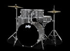 PDP Centerstage Series 5-Piece Drum Kit with 20in Bass Drum in Silver Sparkle