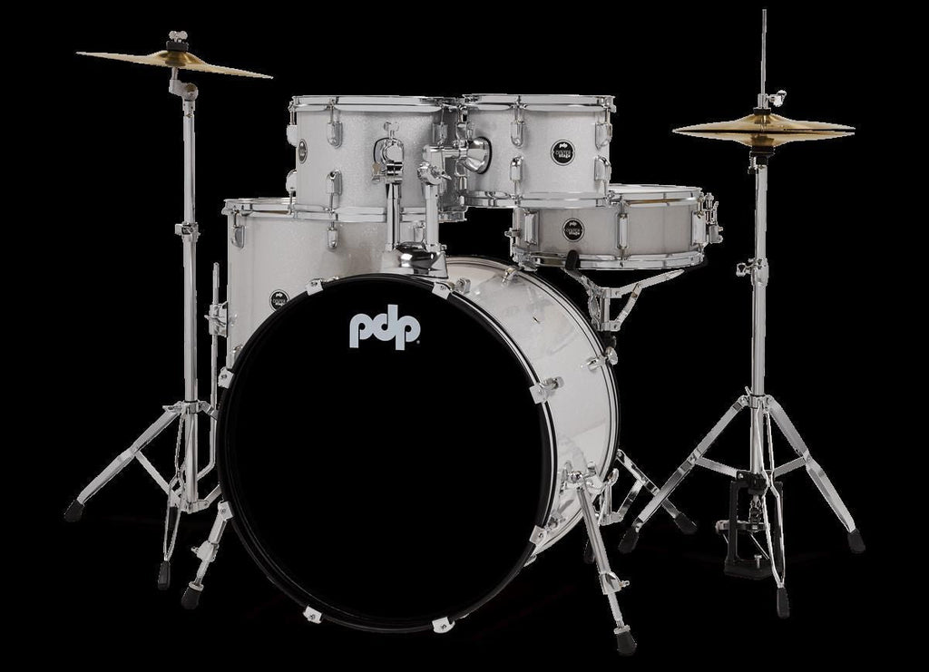 PDP Centerstage Series 5-Piece Drum Kit with 22in Bass Drum in Diamond White