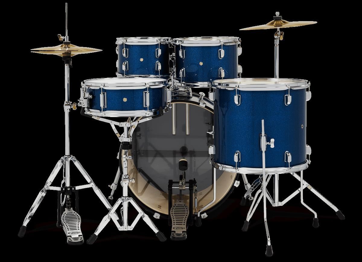PDP Centerstage Series 5-Piece Drum Kit with 22in Bass Drum in Royal Blue