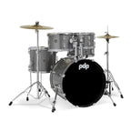 PDP Centerstage Series 5-Piece Drum Kit with 22in Bass Drum in Silver Sparkle