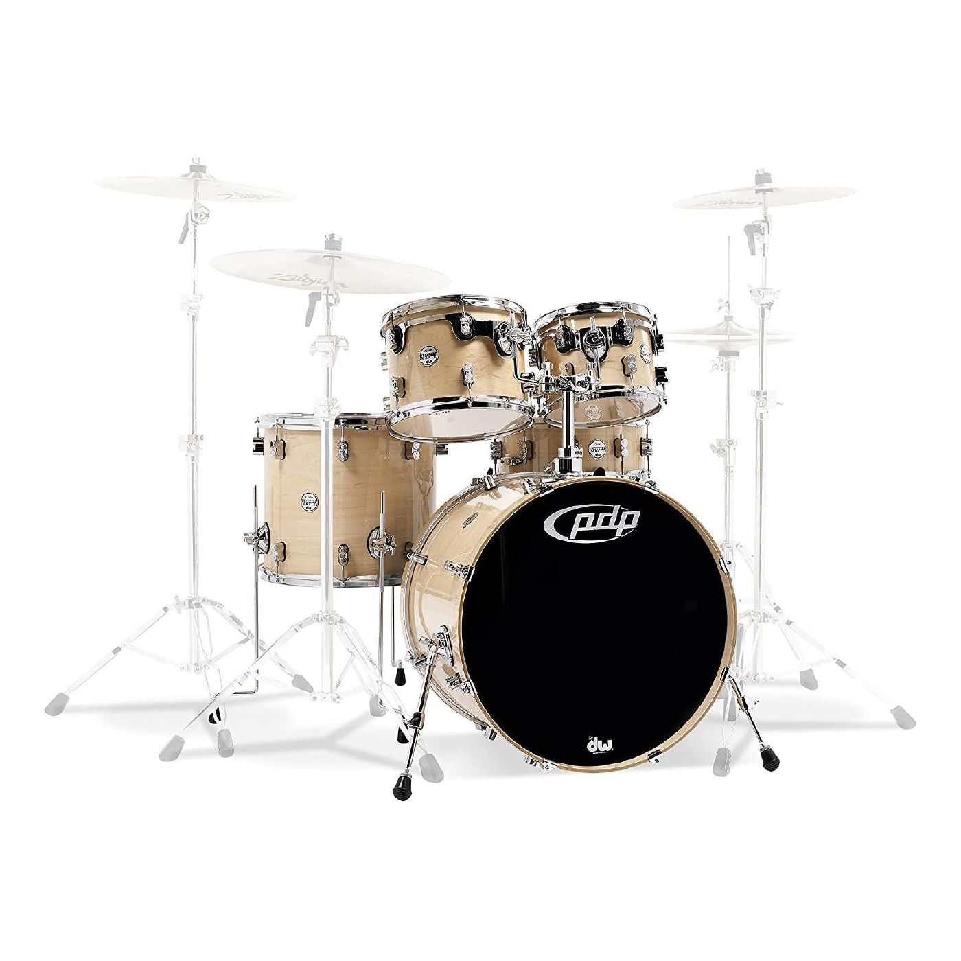 PDP Concept Maple Series 5-Piece Drum Kit with 22 Inch Bass Drum - Natural