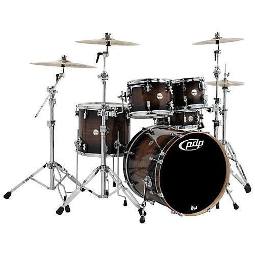 PDP Concept Maple Exotic CMX5 22 Inch 5-Piece Drum Kit Shell Pack Exotic Charcoal Burst