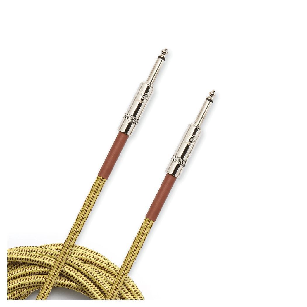 Planet Waves Braided 20ft Instrument Cable - Tweed