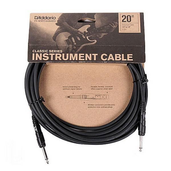 Planet Waves Classic Series 20ft 1/4 inch Instrument/Guitar Cable