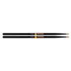 Promark Rebound 7A ActiveGrip Drumsticks - Acorn Tip Black