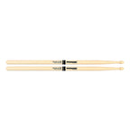 ProMark Rebound 5B drumsticks with hickory wood and acorn tips, ideal for drumming and percussion performances.
