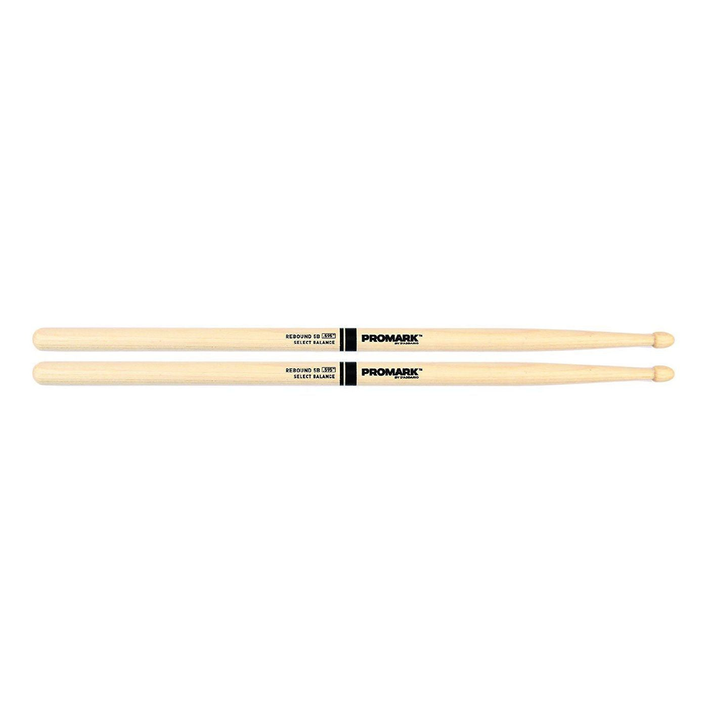 Promark Rebound 5B Drumsticks - Hickory Acorn Wood Tip