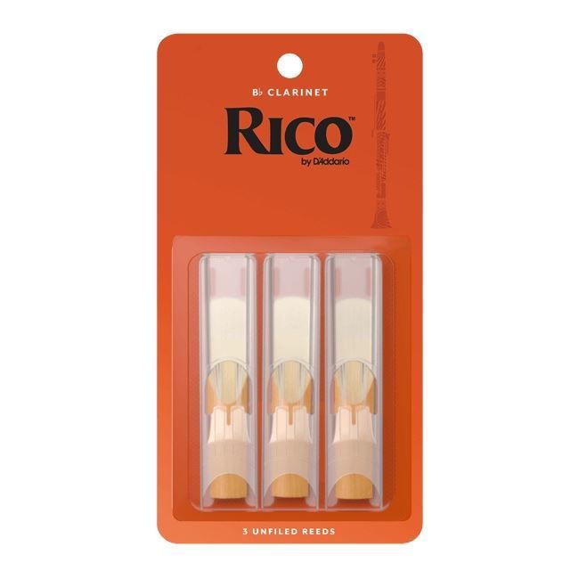 Rico RCA0320 Bb Clarinet Reeds (Pack of 3) - 2.0