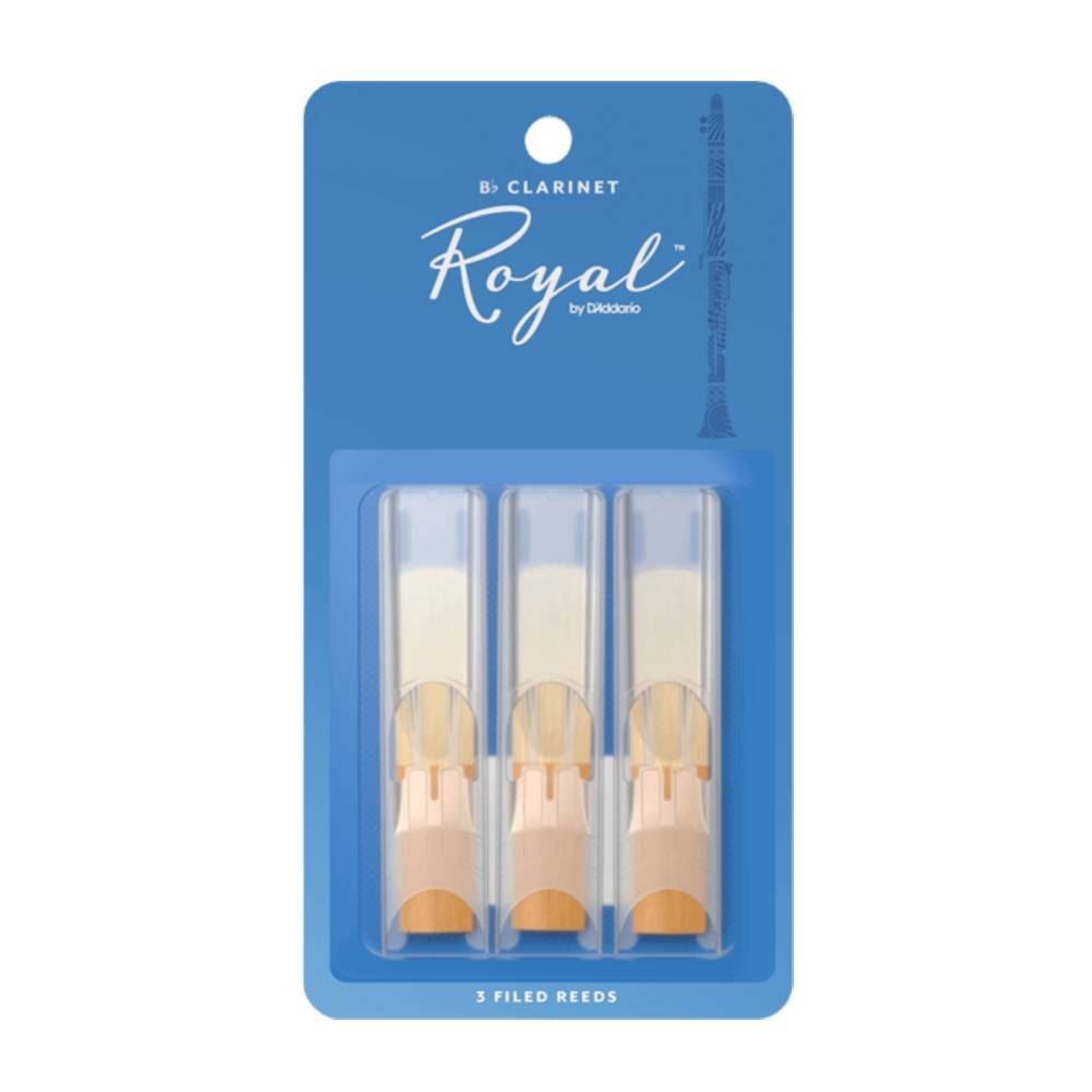 Rico Royal RCB0330 Bb Clarinet Reeds (Pack of 3) - 3.0