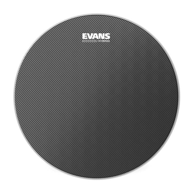Evans Hybrid Grey Marching Snare Drum Head, 14 Inch