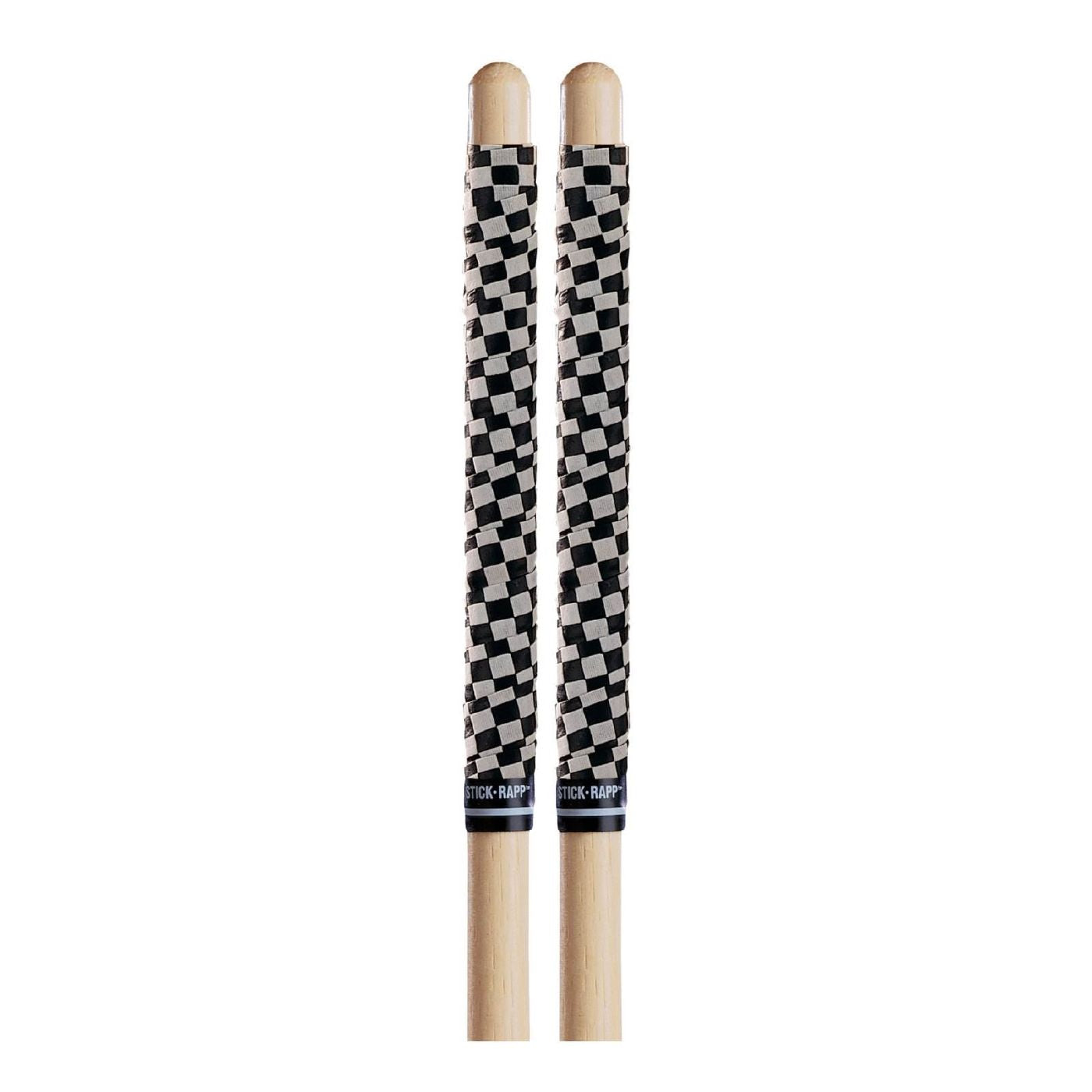 ProMark Promark Stick Rapp in checkerboard white and black, drumstick style percussion mallet with checkerboard pattern.