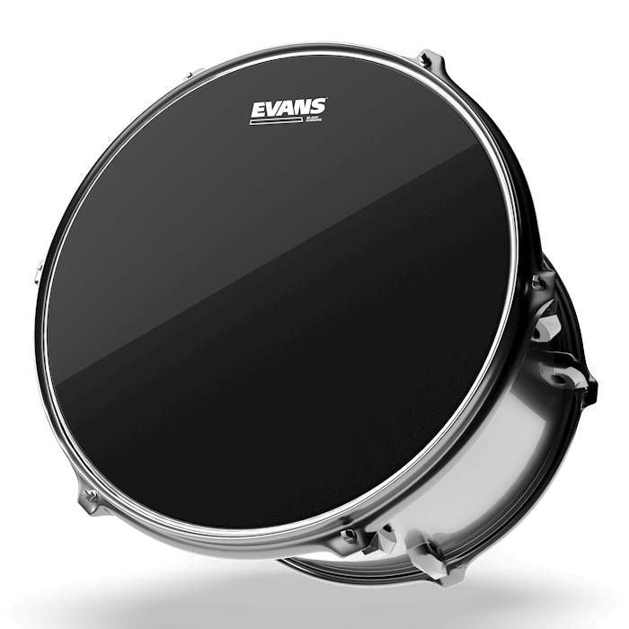 Evans Black Chrome 8 Inch Tom Drum Head