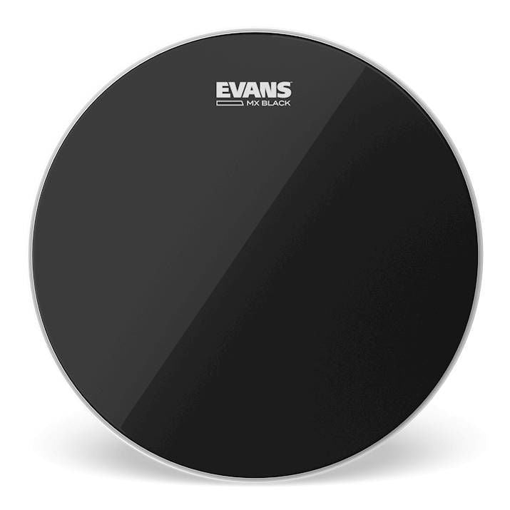 Evans MX Black Marching Tenor Drumhead, 14 Inch
