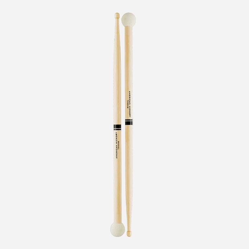 Promark TXSD5W Light Multi Percussion Swizzle Stick with Felt Tip Butt