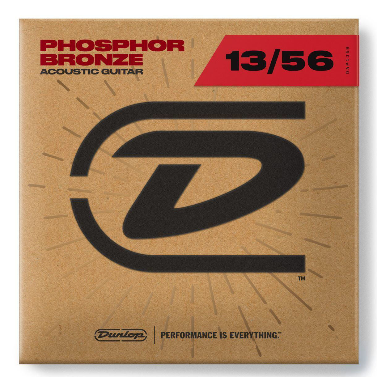 Dunlop DAP13 Phosphor Bronze Acoustic Guitar Strings - Medium 13-56