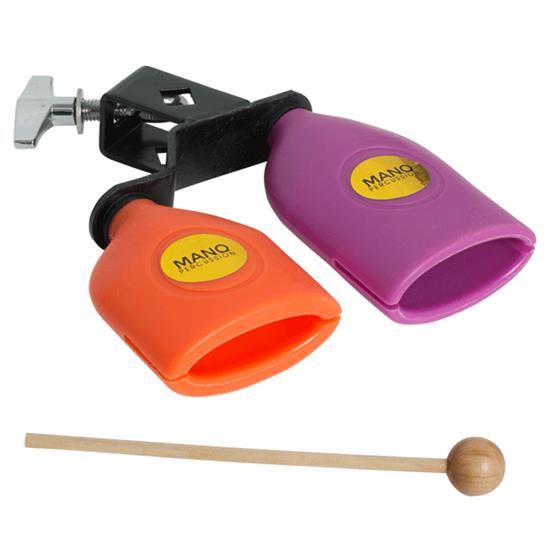 Mano Percussion DB284 Double Block Samba Bell