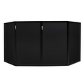Vonyx DB2B Foldable DJ Facade - Black
