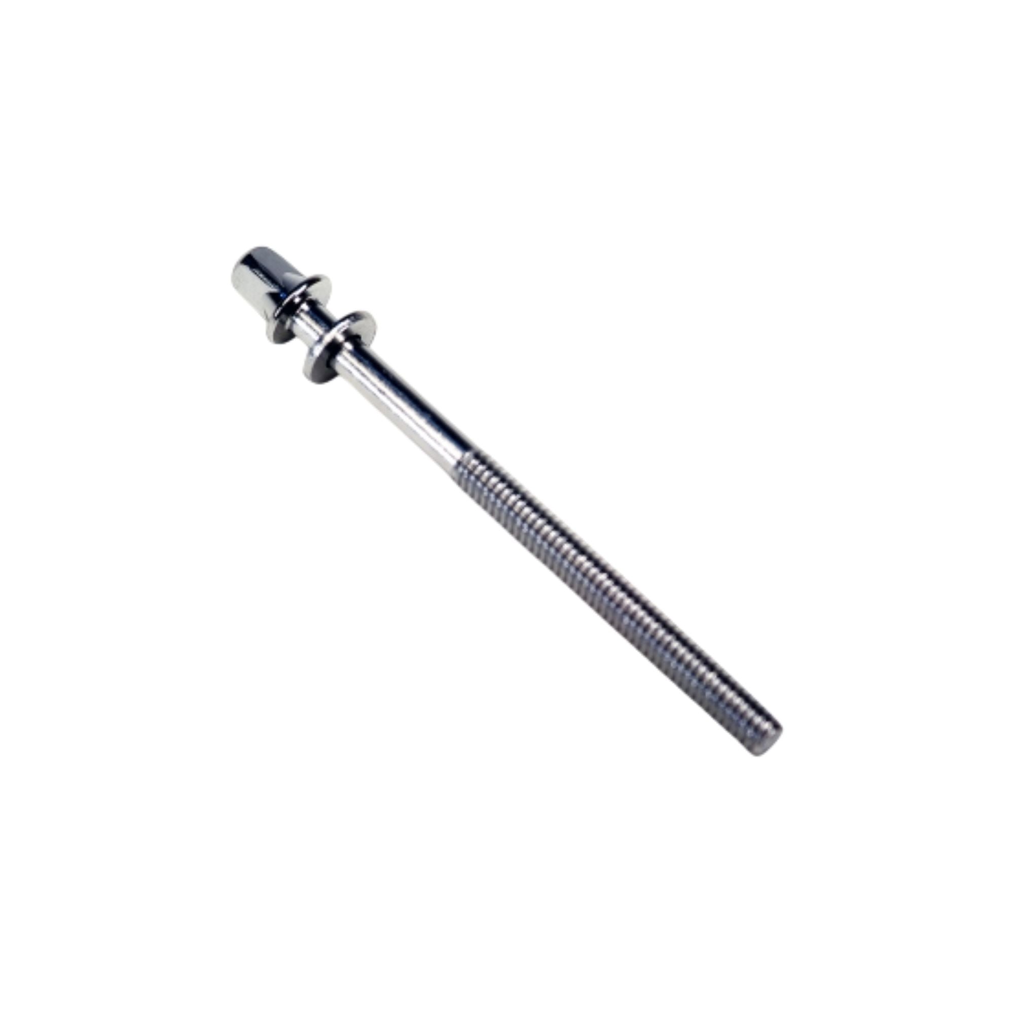 AMS 75mm tension rods for drum hardware, adjustable metal drum accessory with threaded ends for secure mounting.