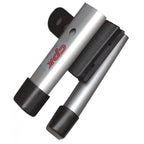 CPK DB757 drumstick holder mounted on drum hardware, black metal accessory for organizing drumsticks during performances.