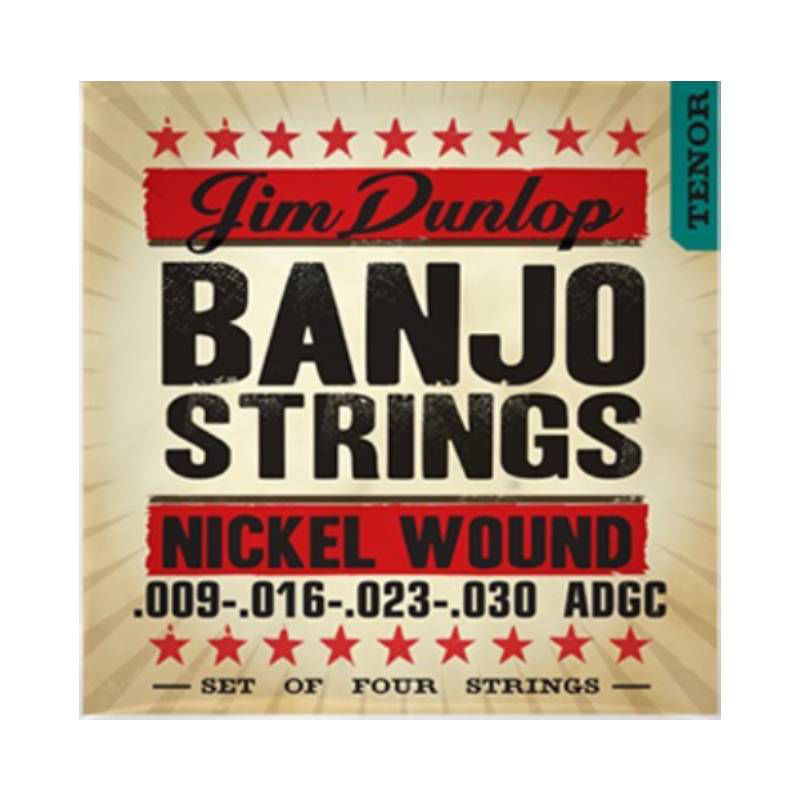 Jim Dunlop DBN4 Tenor Nickel Wound Banjo Strings - Light