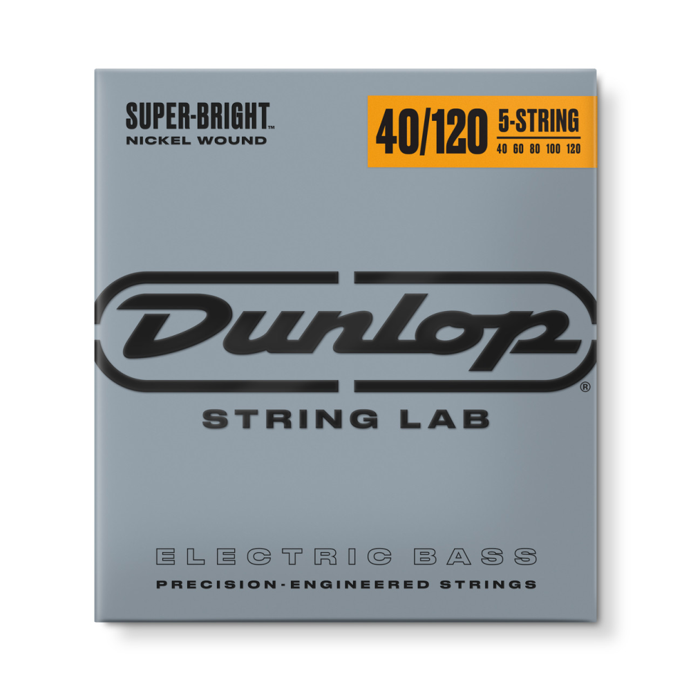 Dunlop DBSBN40120 Super Bright 5-String Bass Strings - 40-120