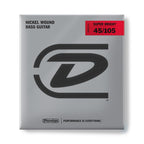 Dunlop Super Bright Nickel Medium 4-String Bass Guitar Strings (45-105)