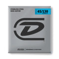 Jim Dunlop Stainless Steel Super Bright Bass Strings 45-130 5 String Set