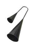 Mano Percussion DBT132 6/4 Two-Piece Agogo Bell - Black