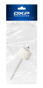 DXP DBT336 Junior Bass Drum Beater with felt head, designed for drum parts, shown in a pack of multiple beaters.