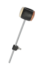 DXP DBT339 bass drum beater with reversible felt and wood tips, showing the drum beater head and handle in a close-up view.