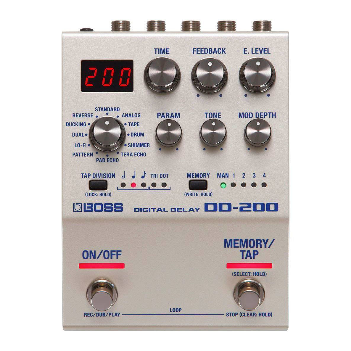 BOSS DD-200 Digital Delay Guitar Effects Pedal