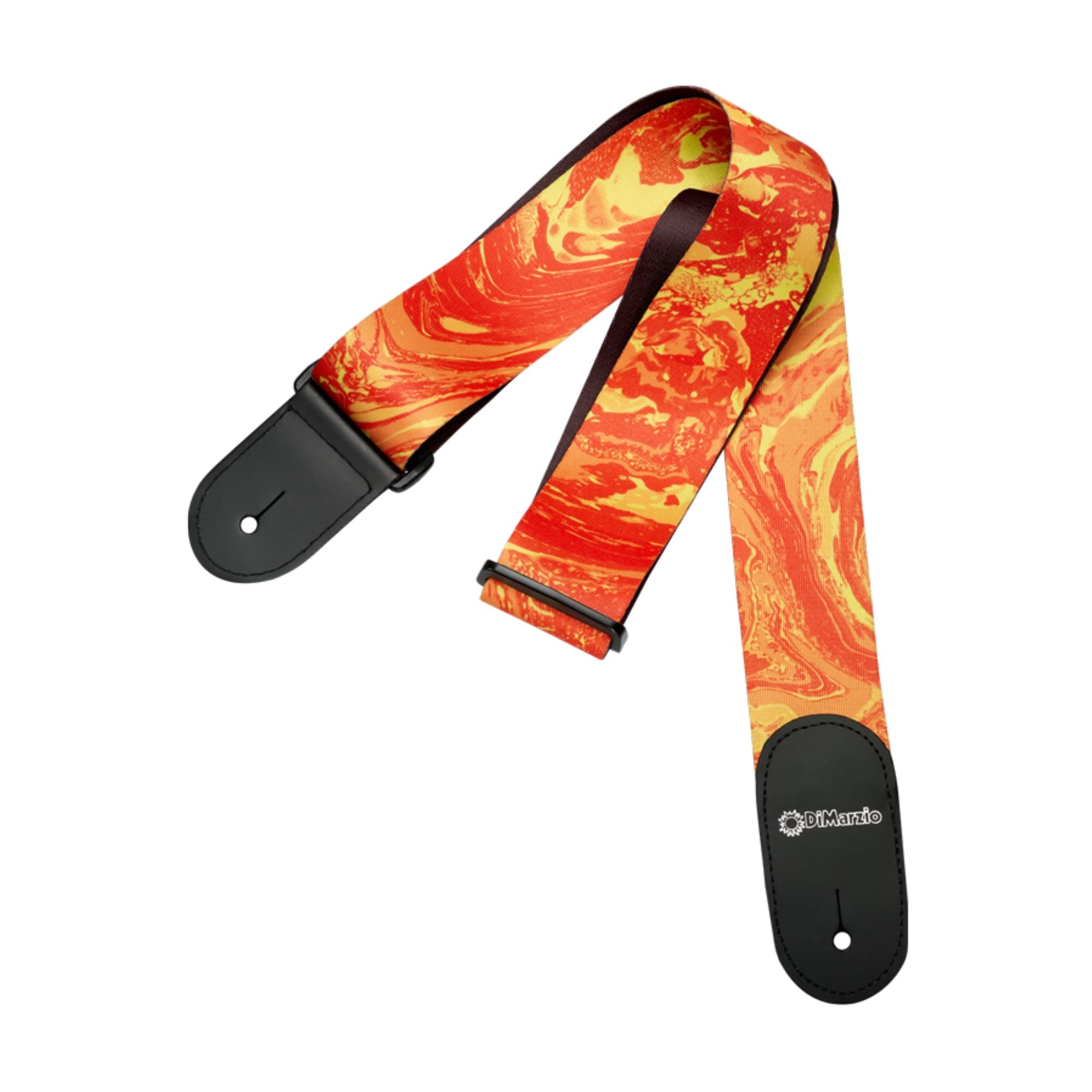 DiMarzio Steve Vai Signature 2 Nylon Strap - Orange Universe