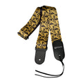 DiMarzio Steve Vai UtoPIA 2" Nylon Strap with Leaf Pattern - Black & Gold