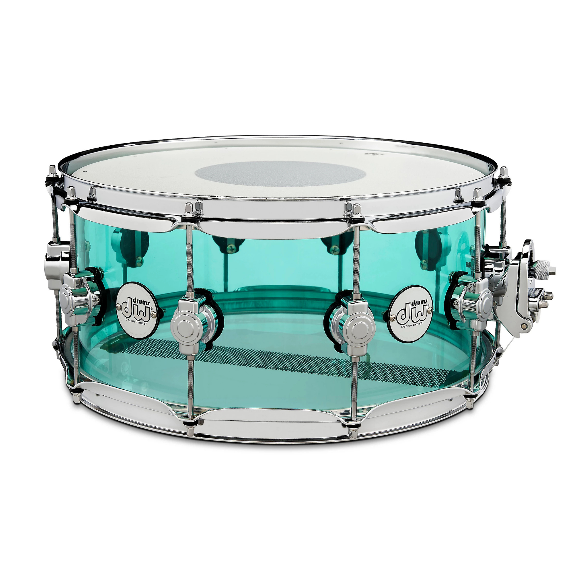 DW Design Series Acrylic 14x6.5 Snare Drum - Sea Glass
