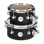 DW Design 6x5 + 8x5 2pc Concert Tom Set - Black Satin