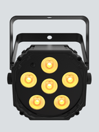 Chauvet EZLink Par Q6 BT 6 x 3 Watt RGBA (4-in-1) LED Battery Operated Parcan with BT (Display)