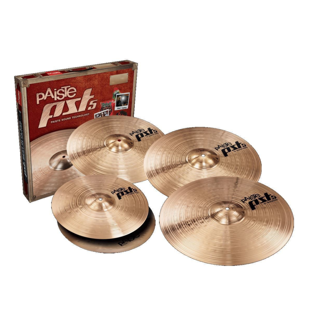 Paiste PST-5 Universal Cymbal Pack - 14/18/20 Inch with Bonus 16 Inch Crash (Display Model)