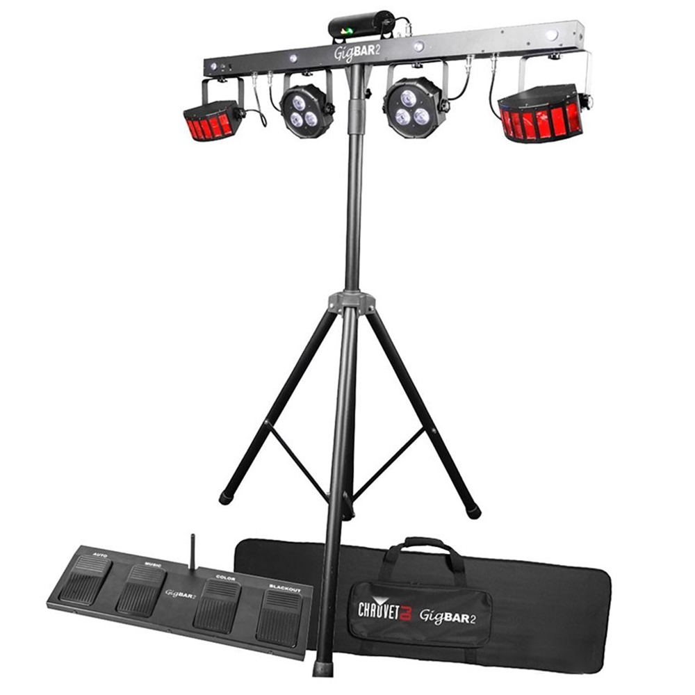 Chauvet Gig Bar 2 All-In-One DJ Lighting Effects Pack with DMX Bar (Display)