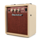 Blackstar Debut 10E 10W electric guitar combo amplifier with speaker and control panel visible.
