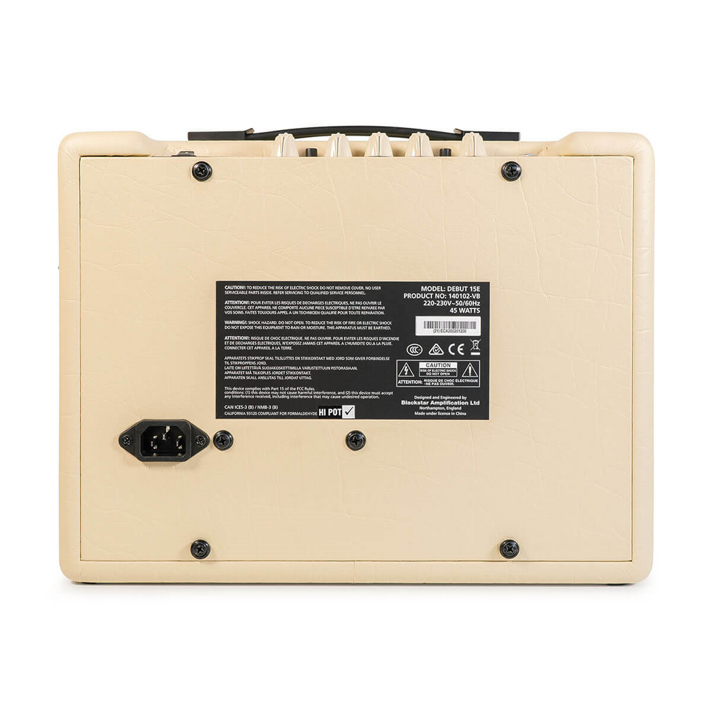 Blackstar Debut 15 Electric Guitar Amplifier (15w) - Cream