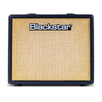 Blackstar Debut 30E 30W combo guitar amplifier in black with control knobs and speaker grille, designed for electric guitar sound.