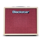Blackstar Debut 30E 30W combo guitar amplifier in cream color with control knobs and speaker grille visible.