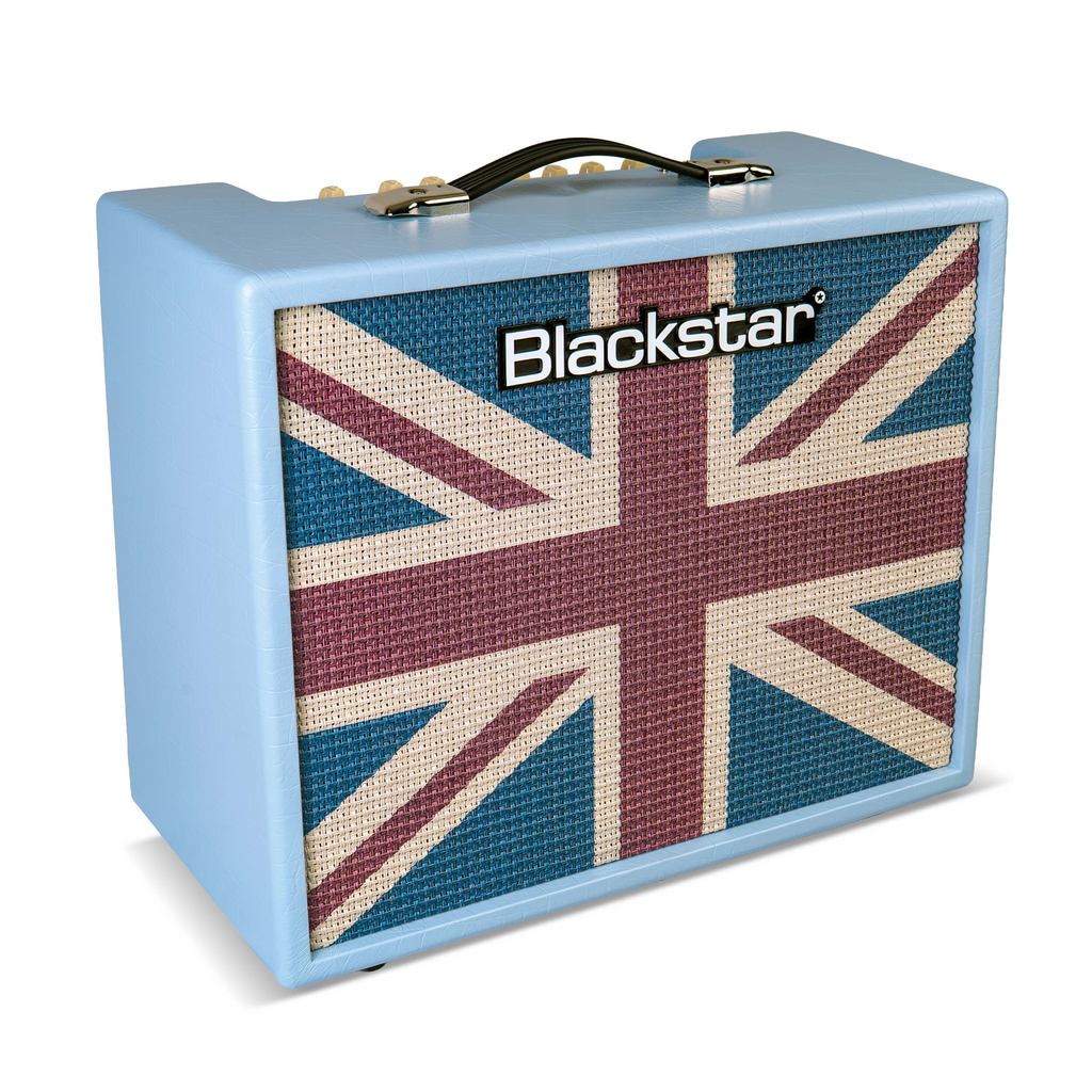 Blackstar Debut 50 LTD ED Guitar Amplifier - Baby Blue w/Union Jack Grille