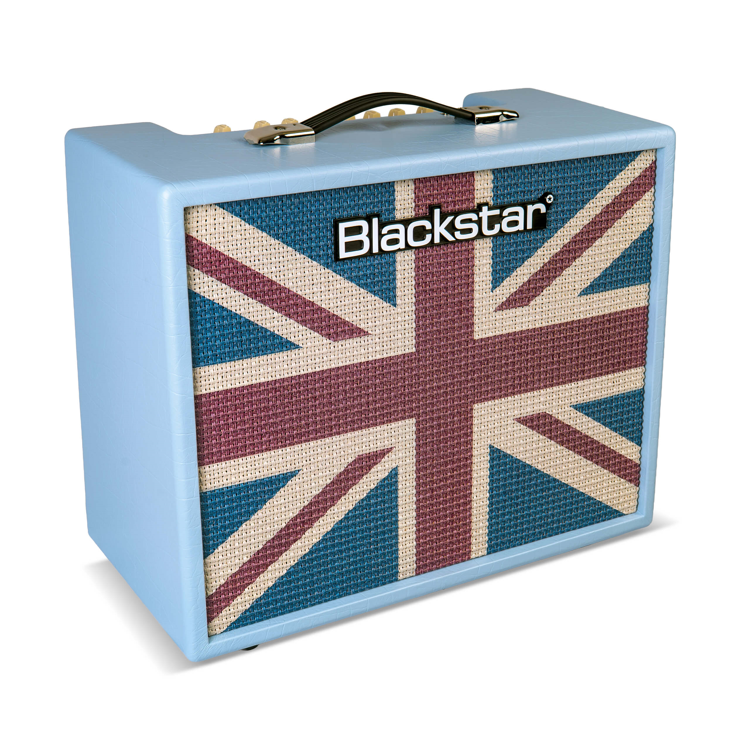 Blackstar Debut 50 LTD ED Guitar Amplifier - Baby Blue w/Union Jack Grille