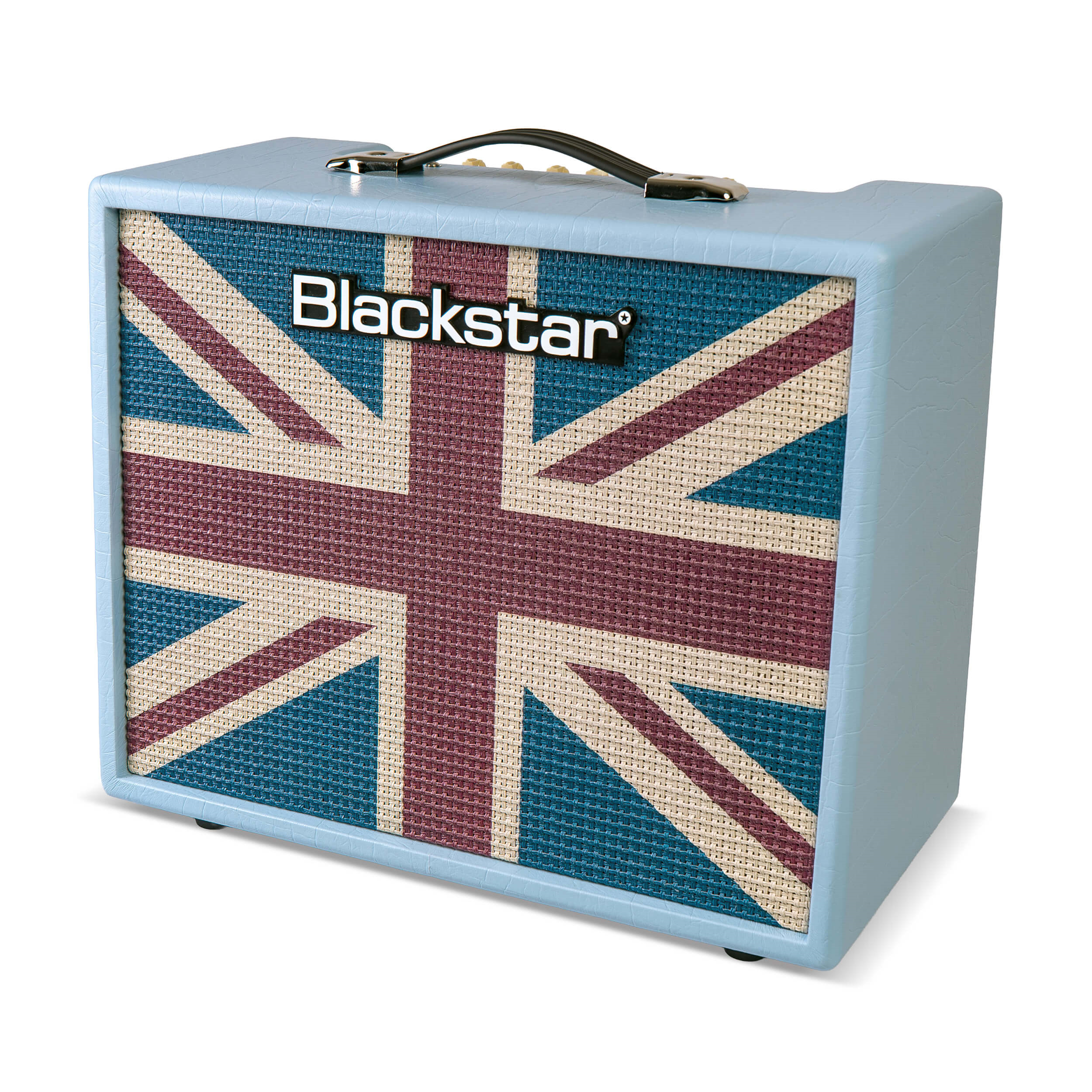 Blackstar Debut 50 LTD ED Guitar Amplifier - Baby Blue w/Union Jack Grille